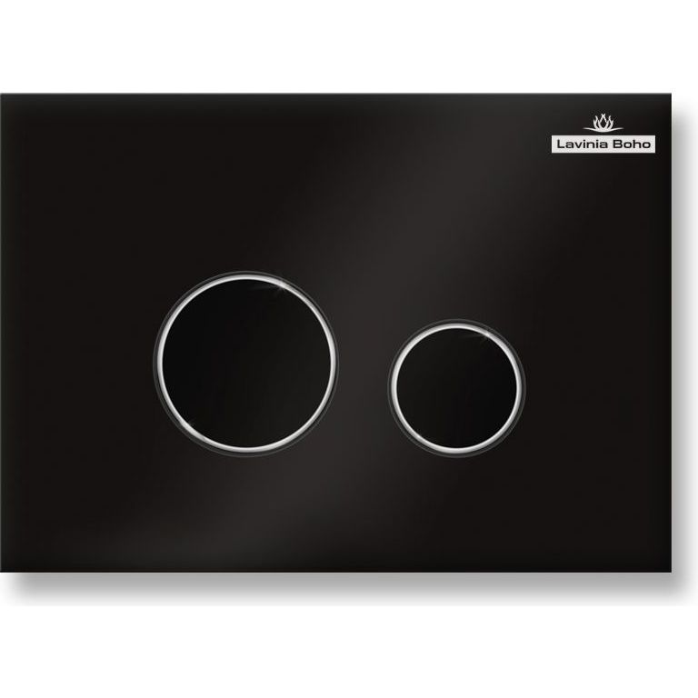 Стеклянная клавиша смыва Lavinia Boho RelFix, 3805004B