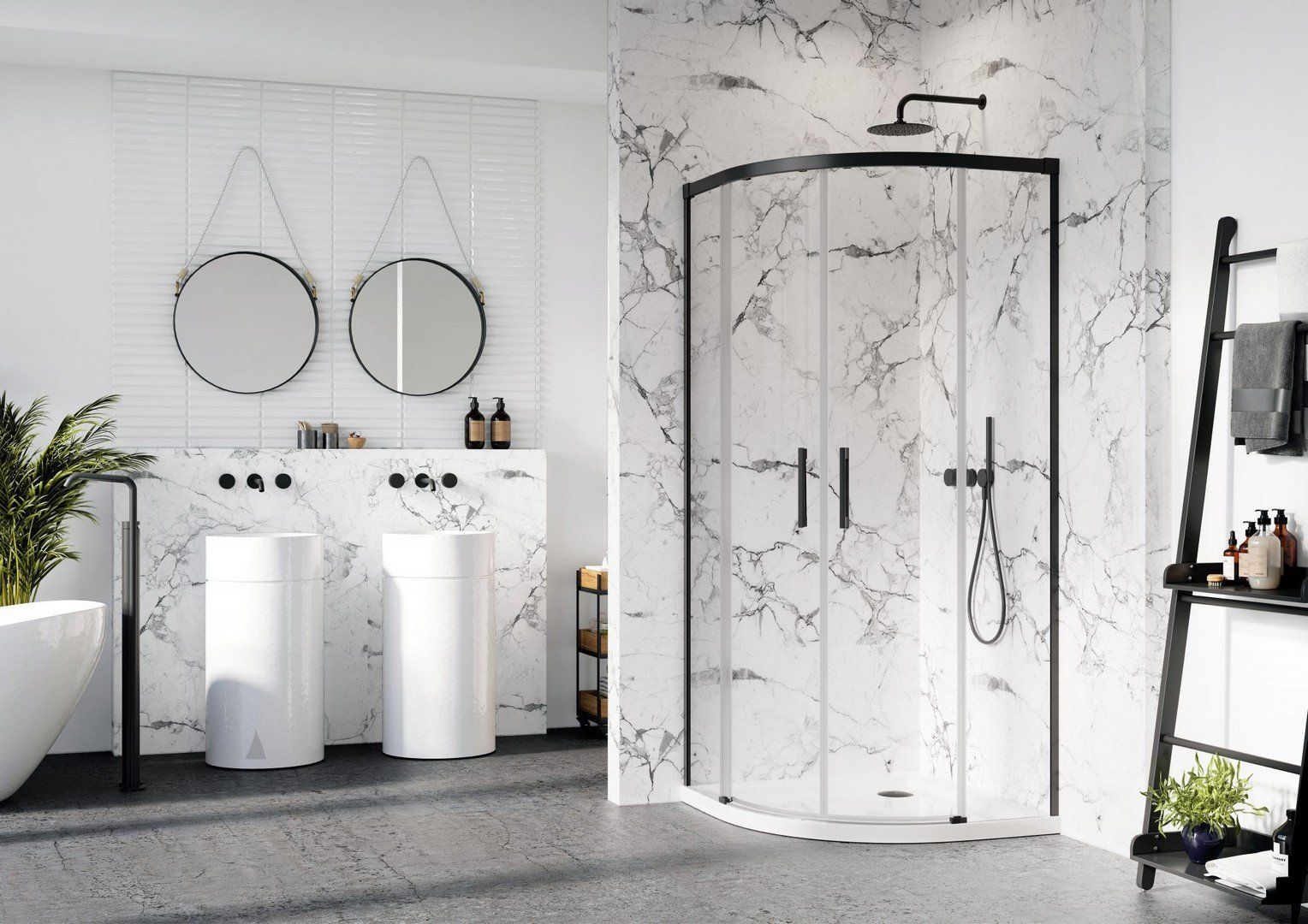 Душевая кабина Radaway Idea Black PDD