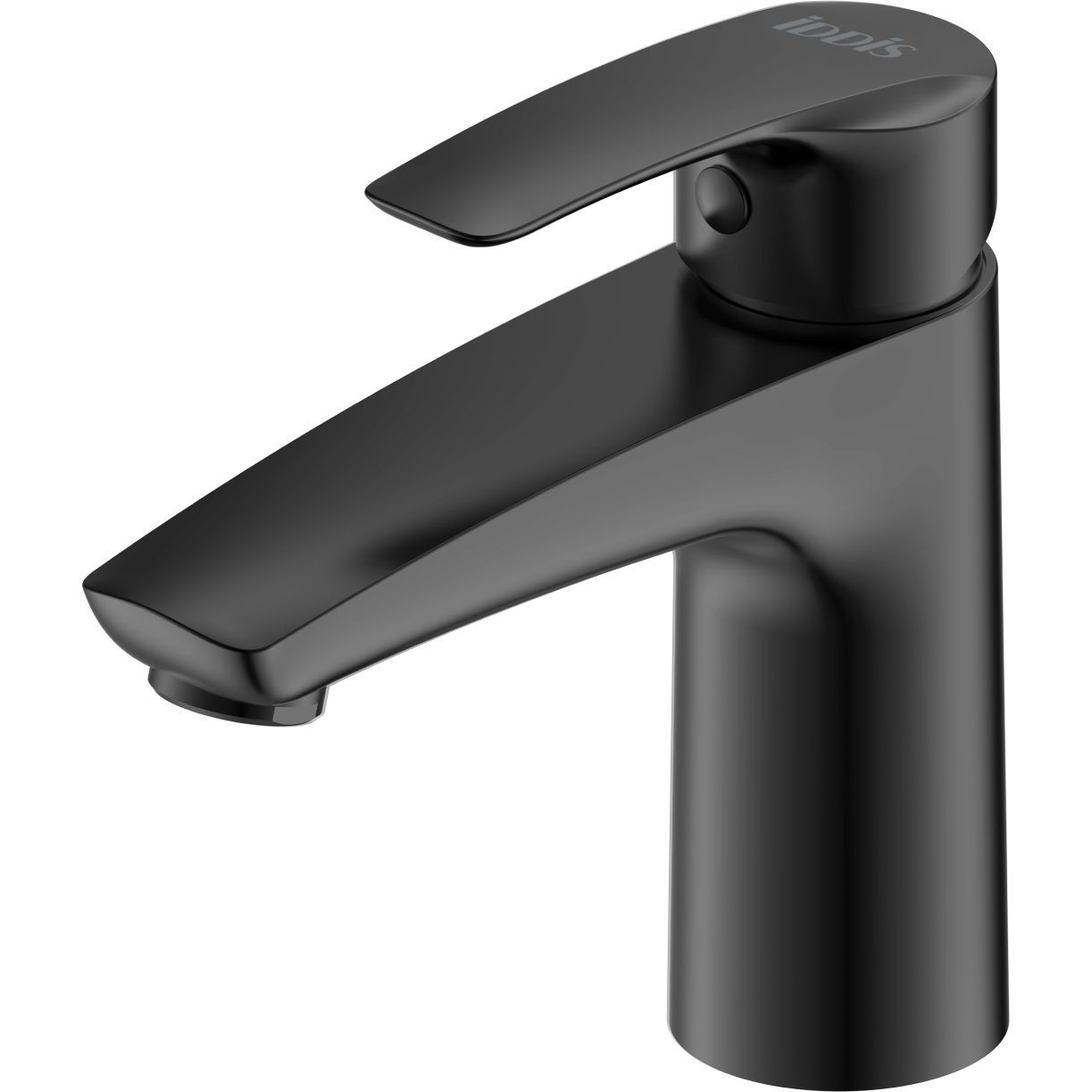 Смеситель для умывальника, черный, Iddis Ray, RAYBL00i01