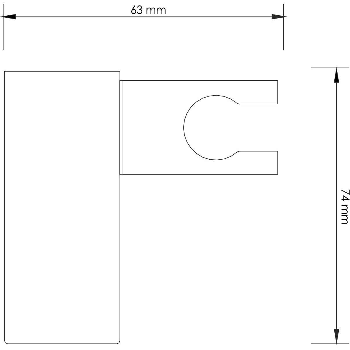 Настенный держатель лейки WasserKRAFT, A011