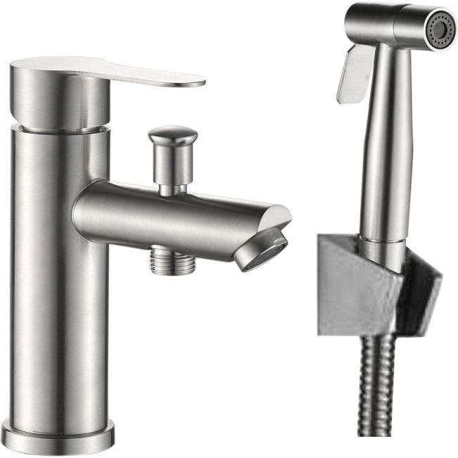 Смеситель для раковины с лейкой гигиенической Haiba HB12801