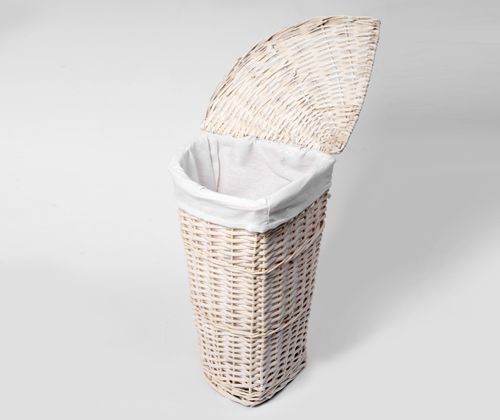 Плетеная корзина для белья с крышкой WasserKRAFT Vils, WB-560-M