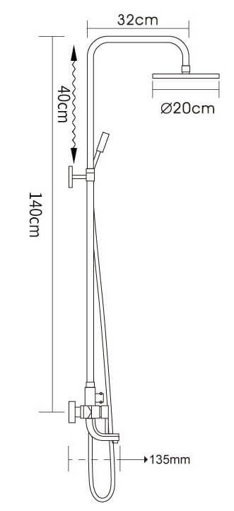 Душевая система Frap F2418