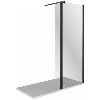 Душевая перегородка Good Door Walk-In Black SP2-90-C-B, ВИ00022