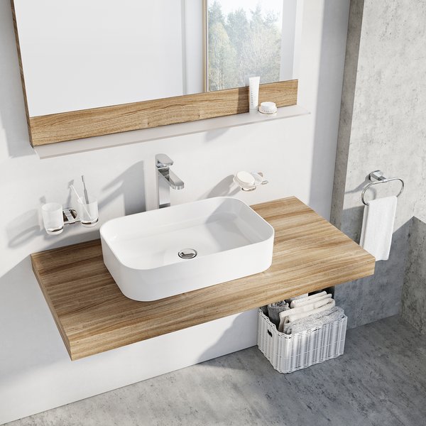 Умывальник Ravak Ceramic Slim R 55x37, XJX01155002