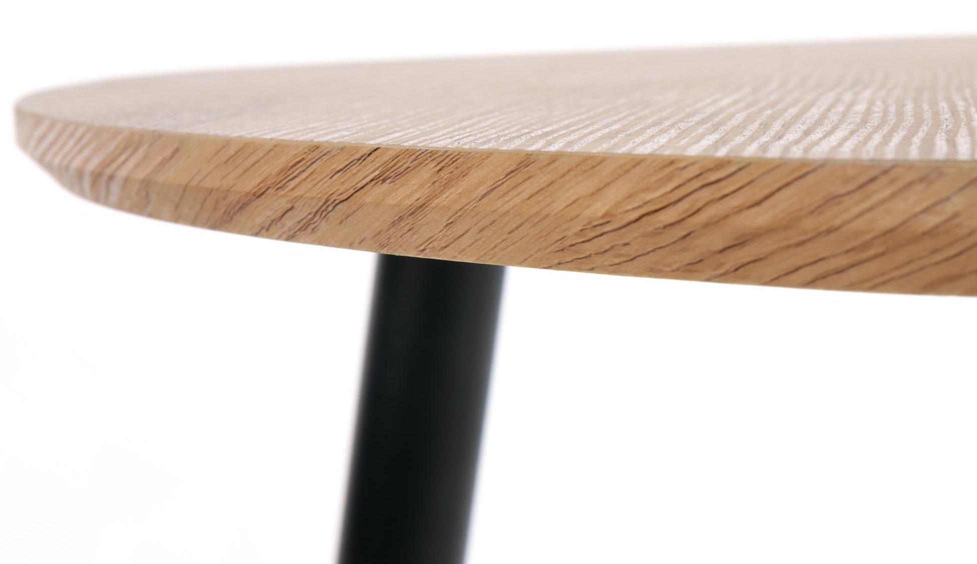 Комплект Halmar Nieca 2 (2 стола журнальных) дуб золотой/черный, 40/40/41 и 60/60/49, V-CH-NICEA_2-LAW