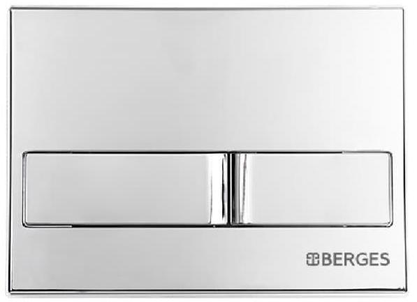 Инсталляция для скрытого монтажа Berges Novum L3 с кнопкой хром глянец, 040213