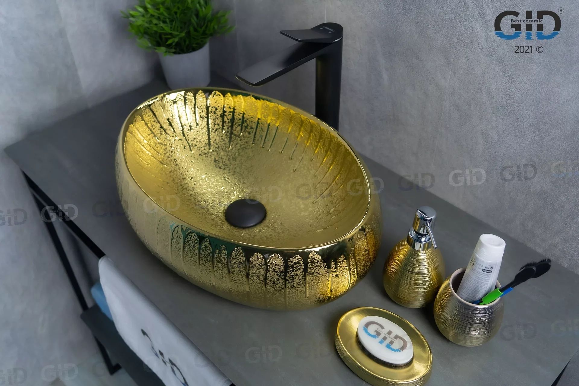 Умывальник Gid 9030G 48x34, 52234