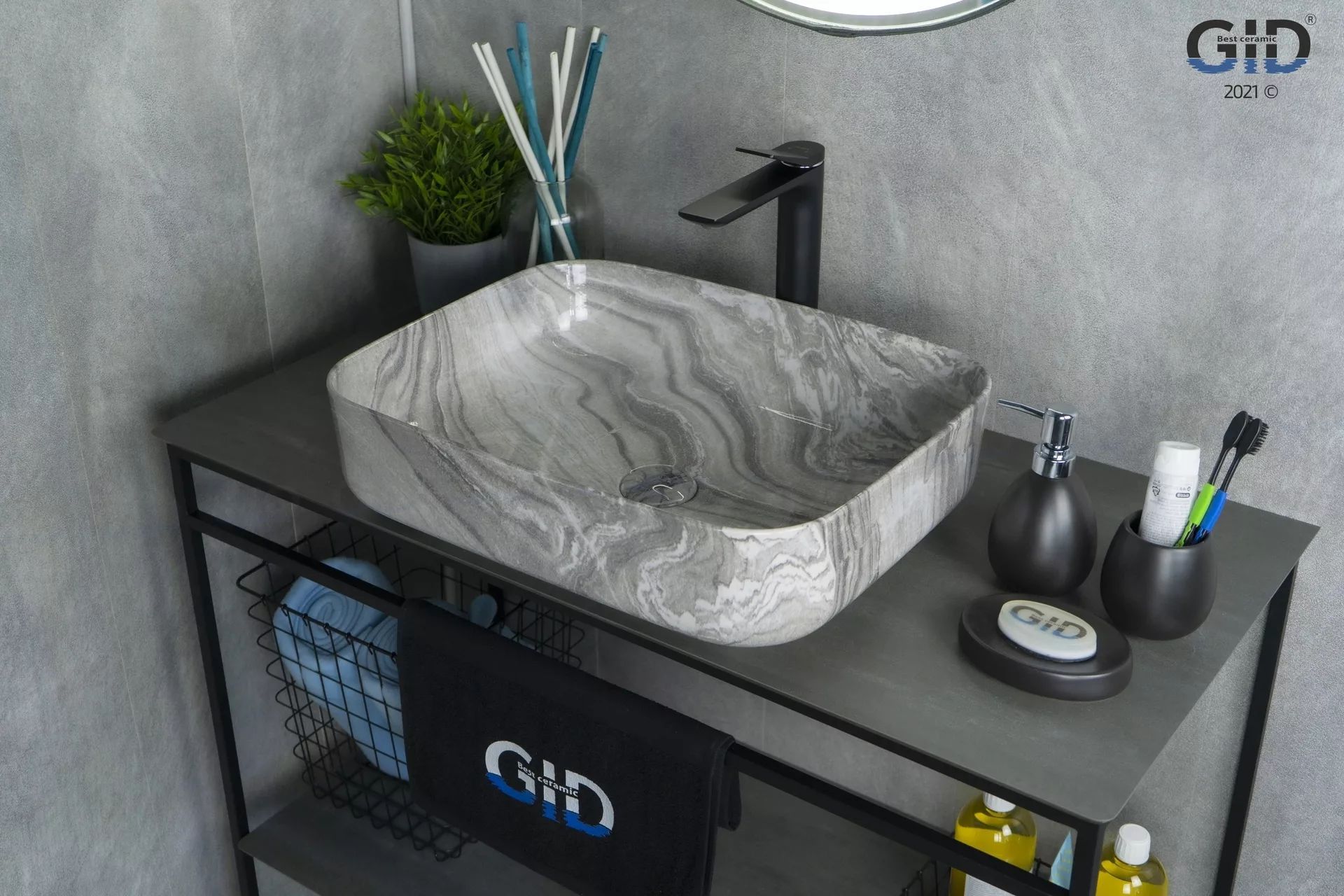 Умывальник Gid MNC597 50x39, 54458