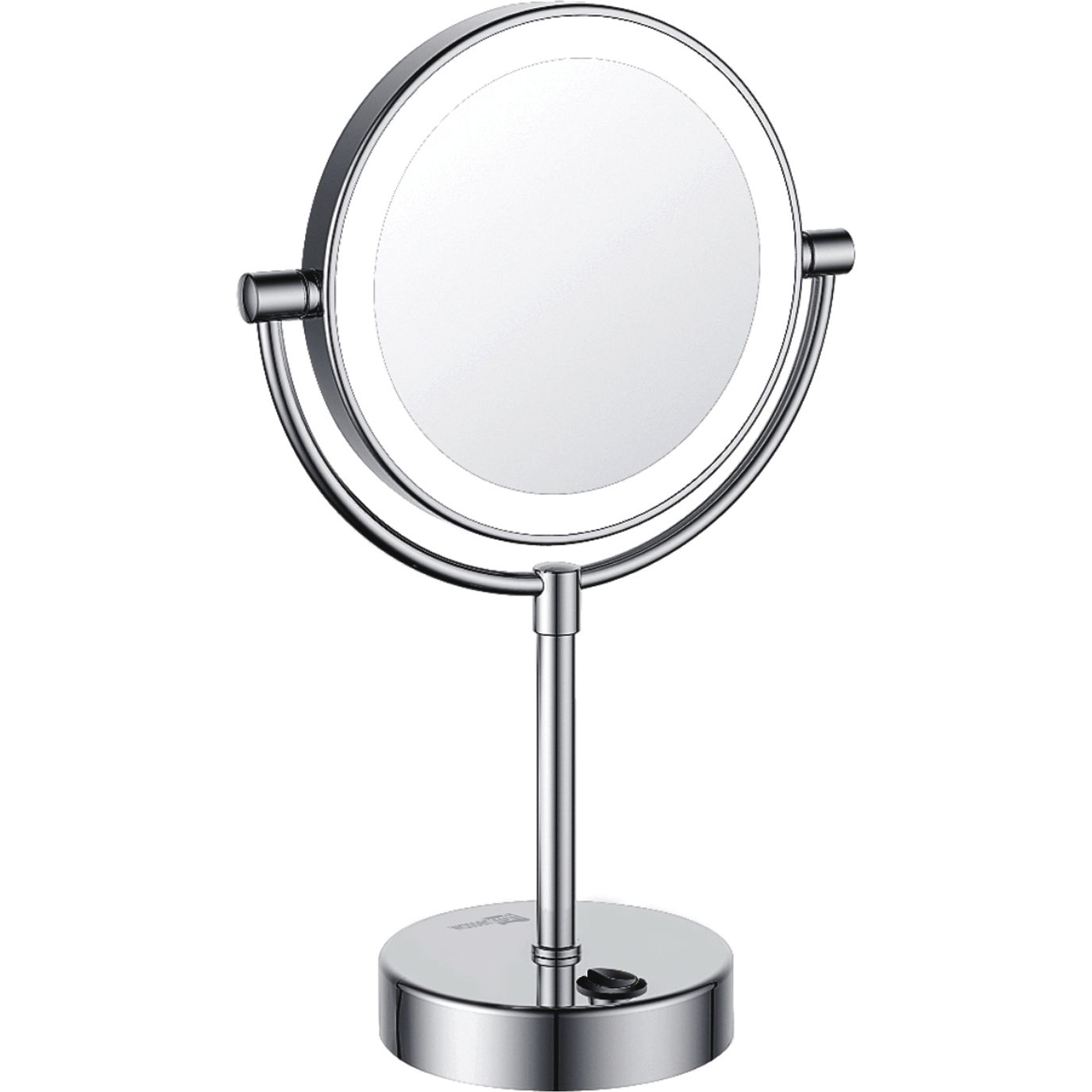 Зеркало с LED-подсветкой, двухстороннее, стандартное и c 3-х кратным увеличением WasserKRAFT, K-1005