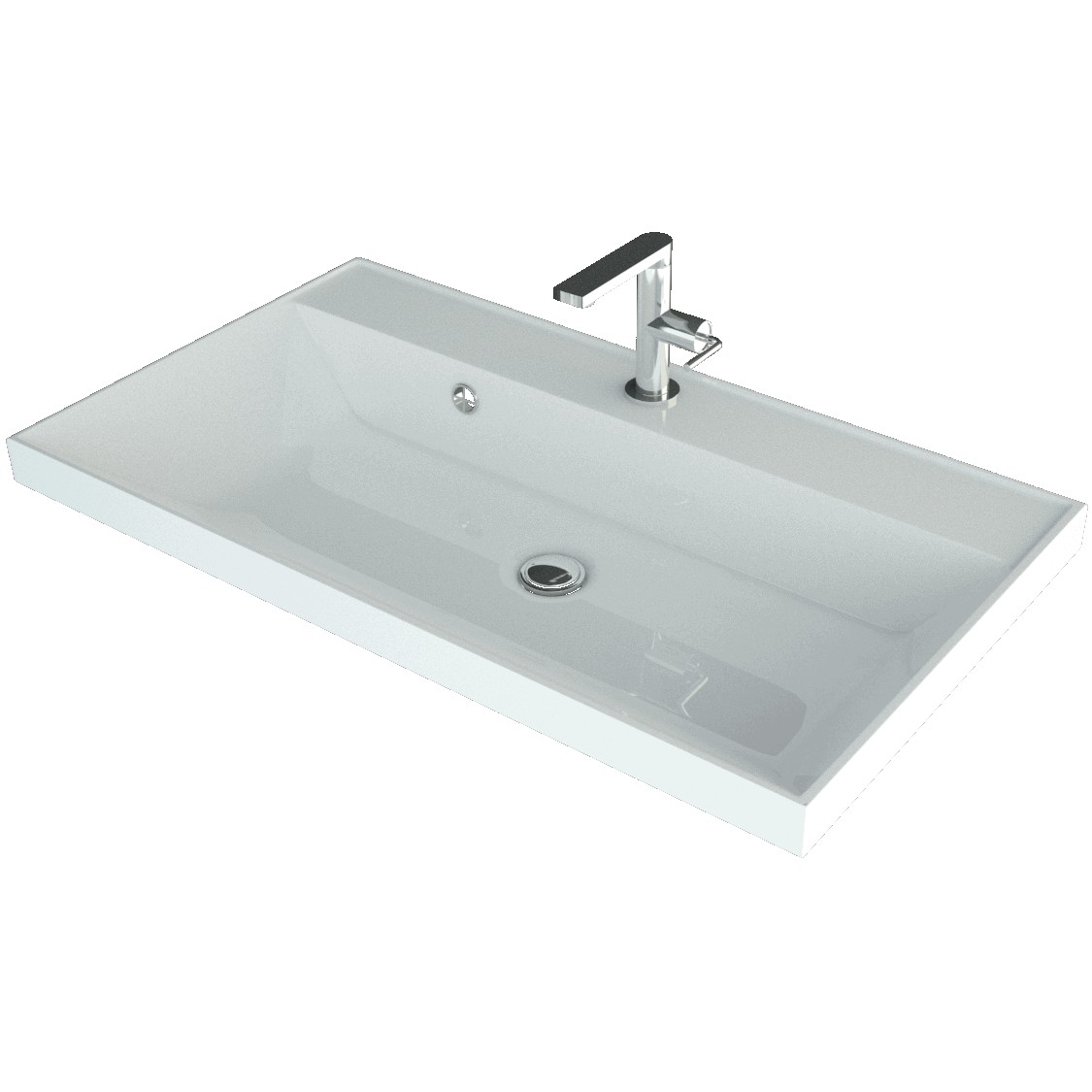 Раковина Andrea Classic 800, 80x45