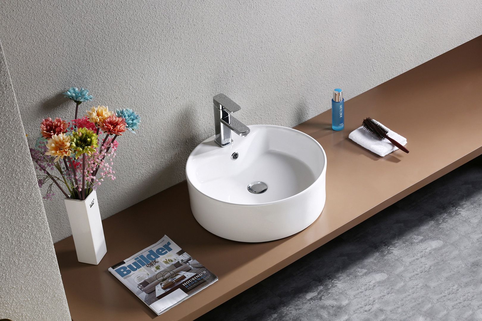 Раковина для ванной Ceramalux 40x40, 7026В