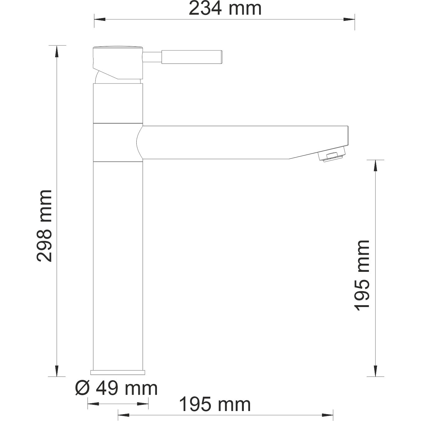 Смеситель для кухни WasserKRAFT Wern, 4207