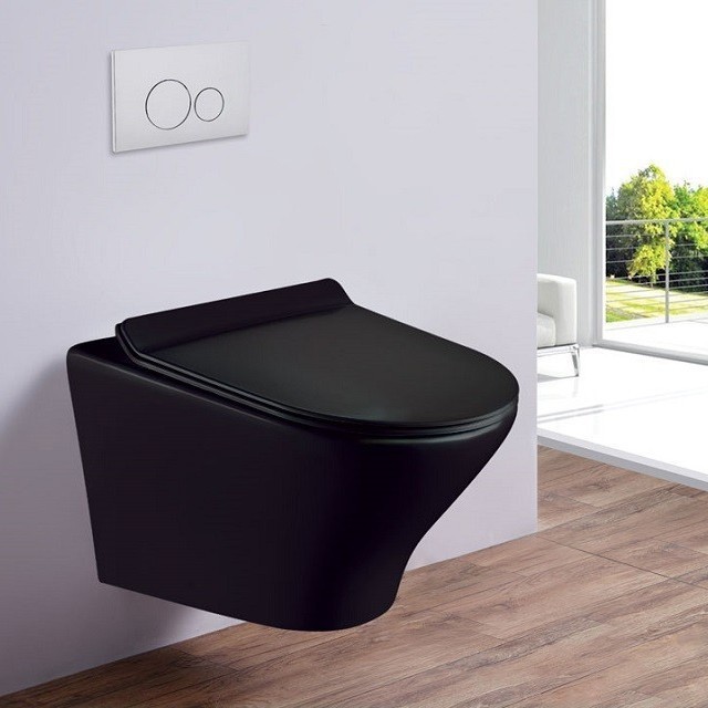 Унитаз подвесной Esbano Aster Black Matt