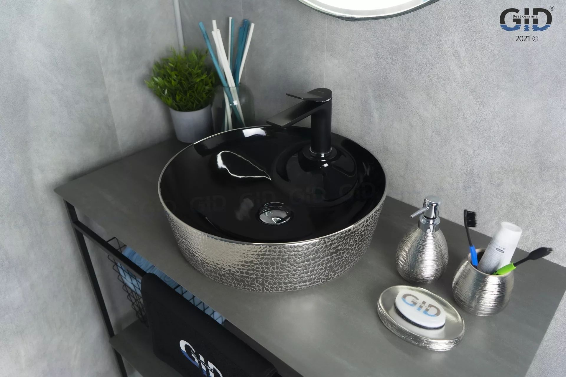 Умывальник Gid D1306H020 44x44, 53315