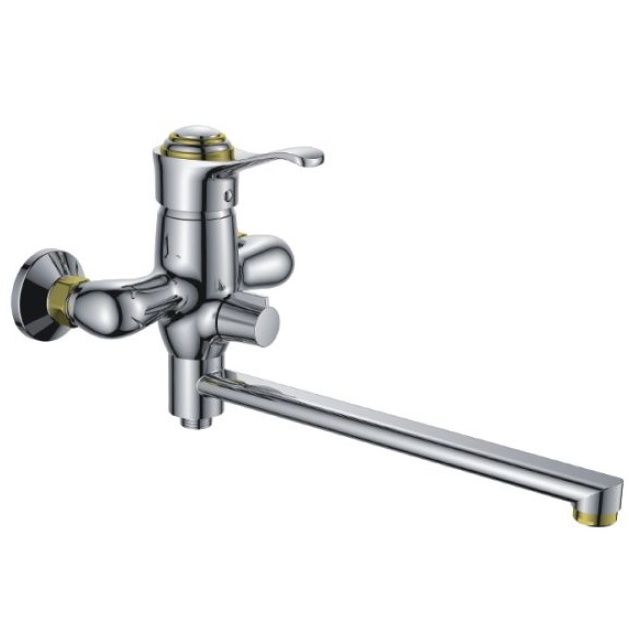 Смеситель для ванны хром/золото Ledeme L2362