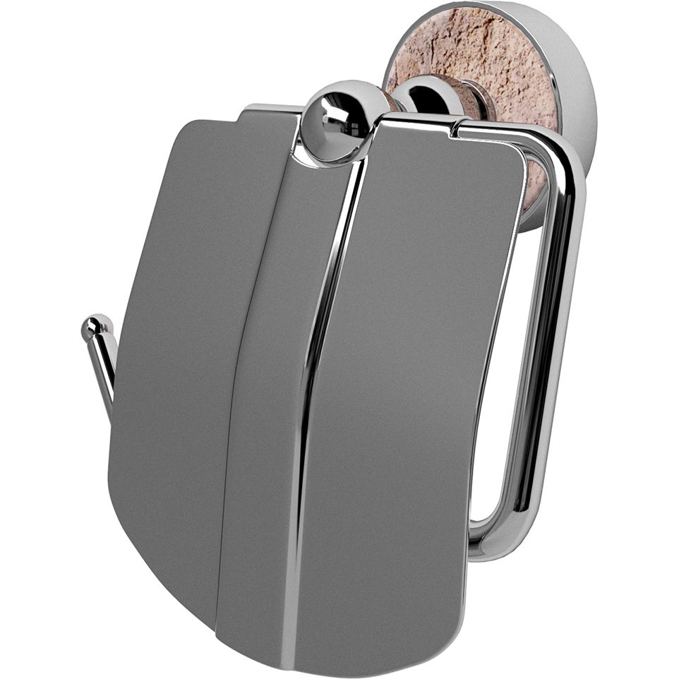 Держатель туалетной бумаги с крышкой WasserKRAFT Nau, K-7725