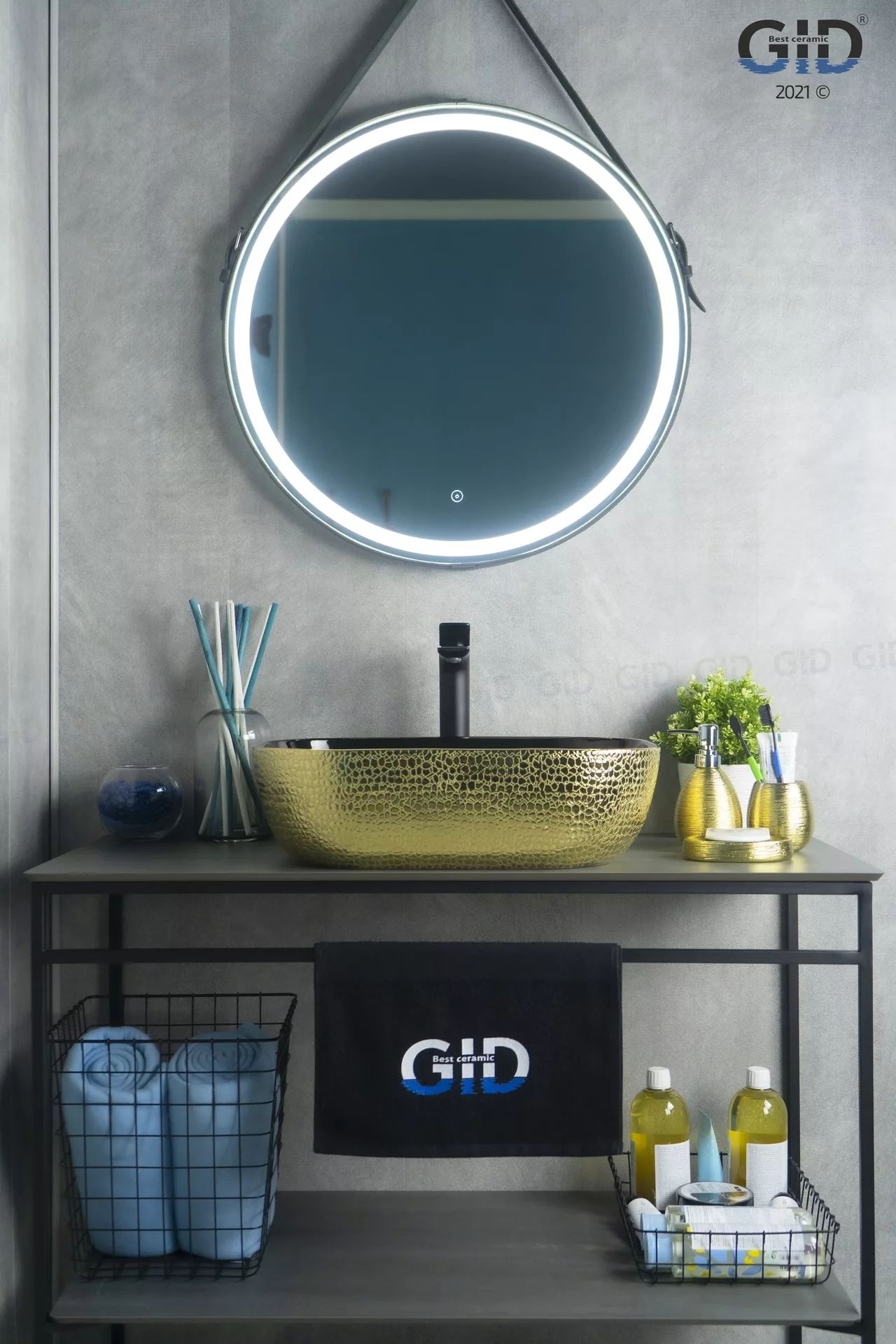 Умывальник Gid D1302H022 50x40, 53307