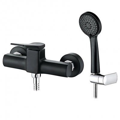 Смеситель для душа черный Ledeme L2075B