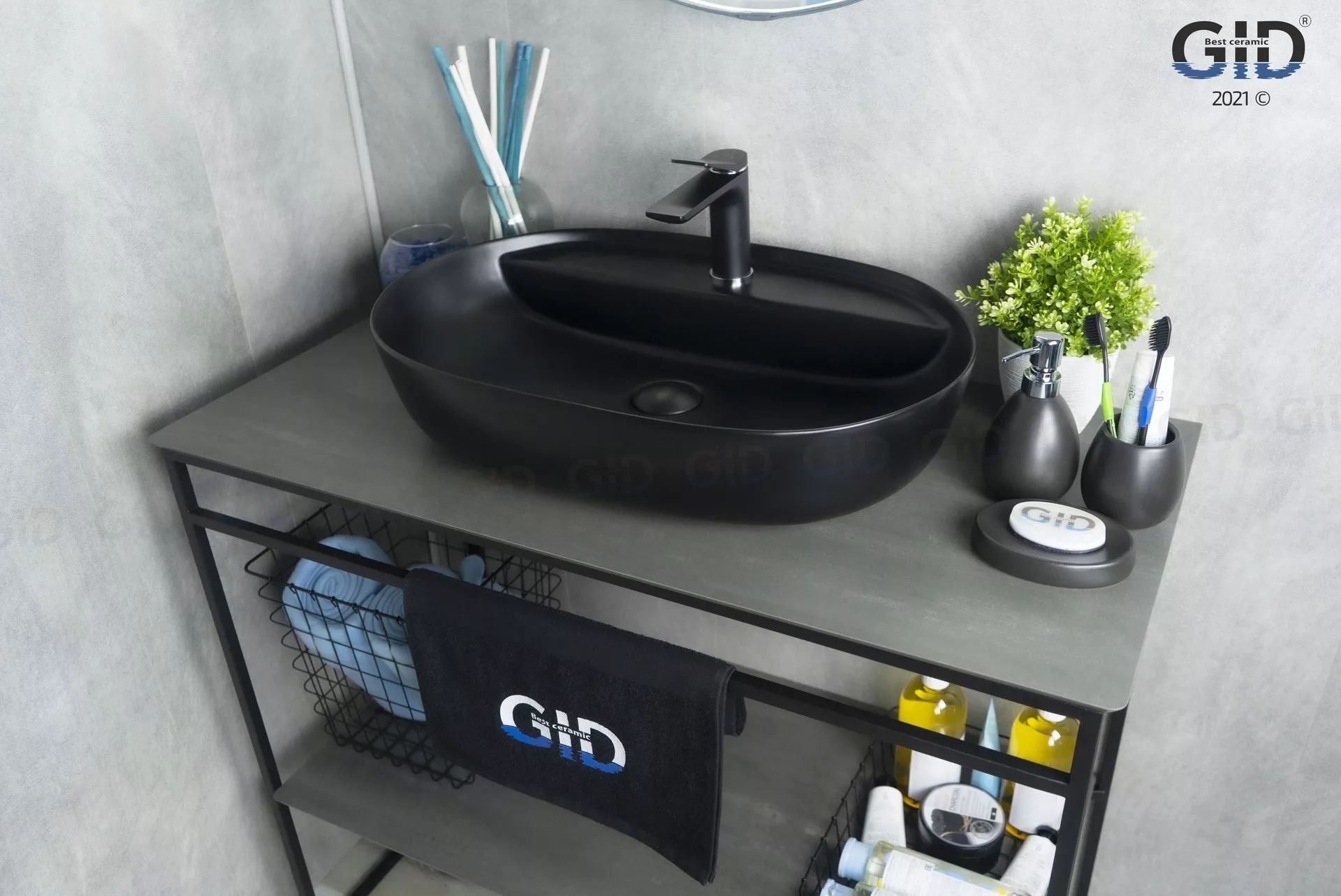 Умывальник Gid BM1346 61x41, 53345