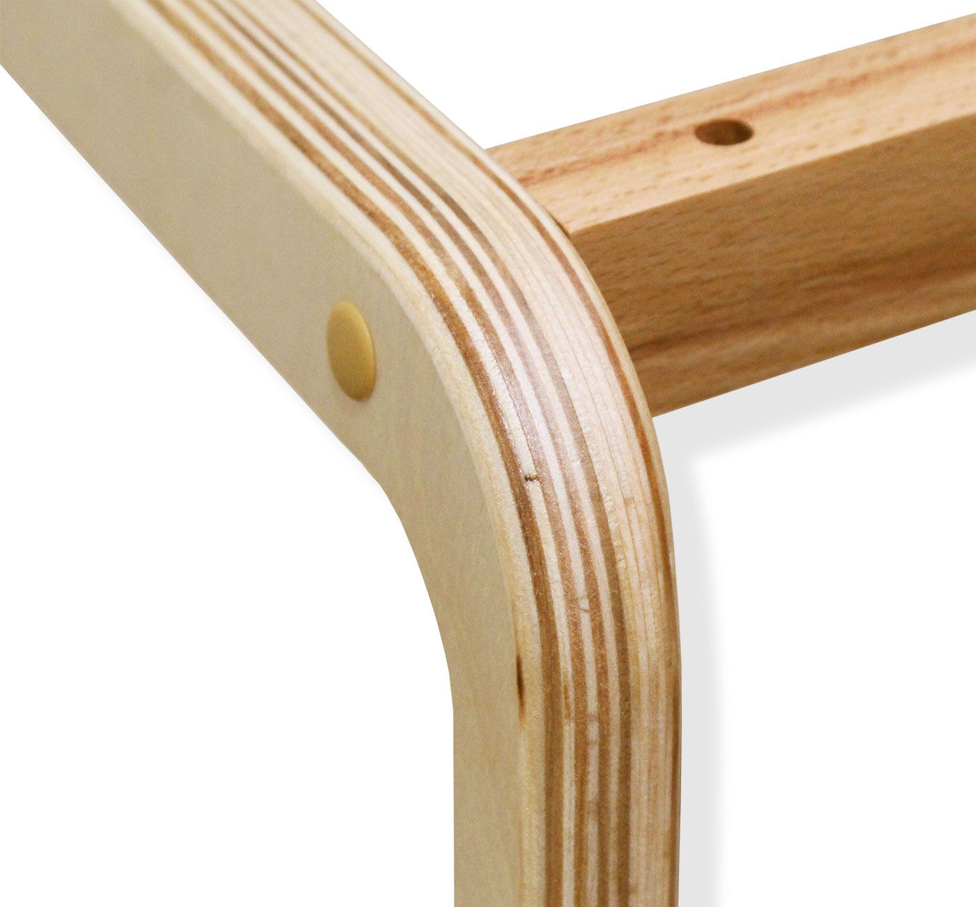 Каркас полубарного стула Sheffilton SHT-S94-1 прозрачный лак/черный муар, 186409