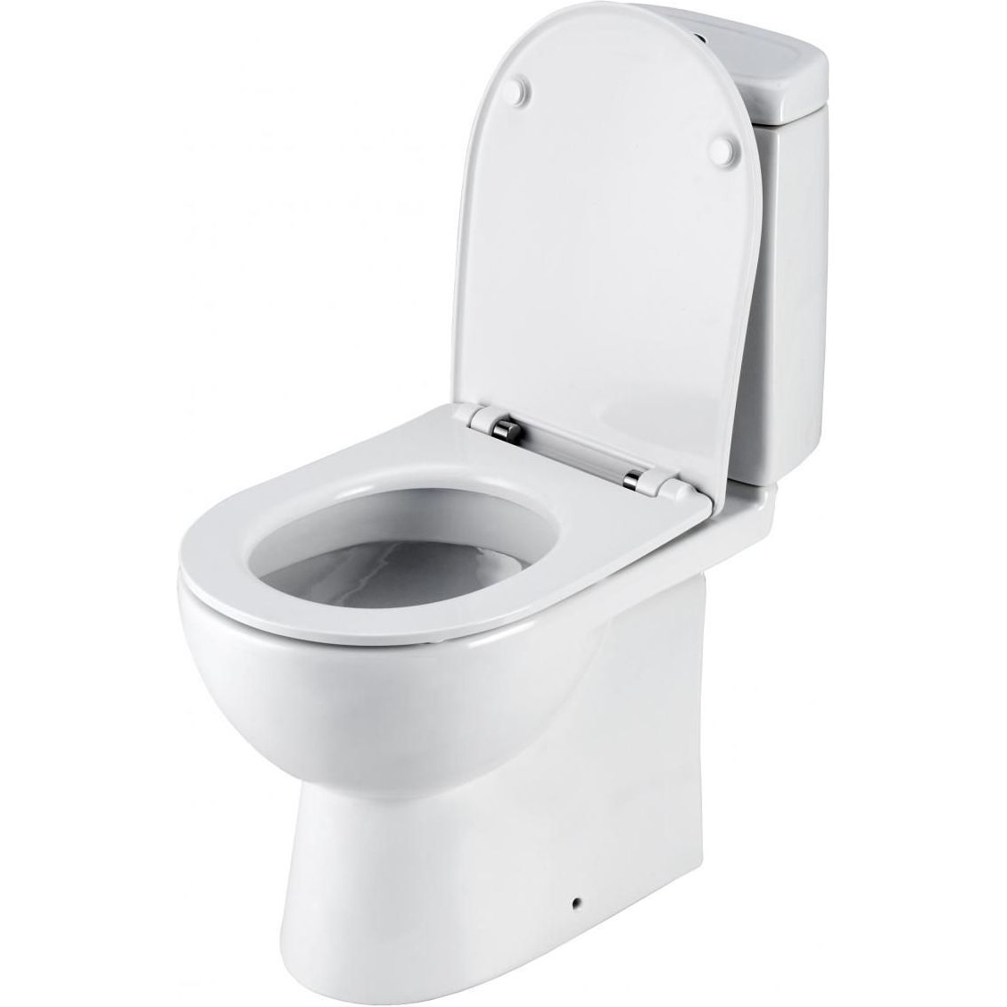 Напольный унитаз Santek Остин 2 режима, тонкое сиденье дюропласт Soft Close, 1.WH30.2.419