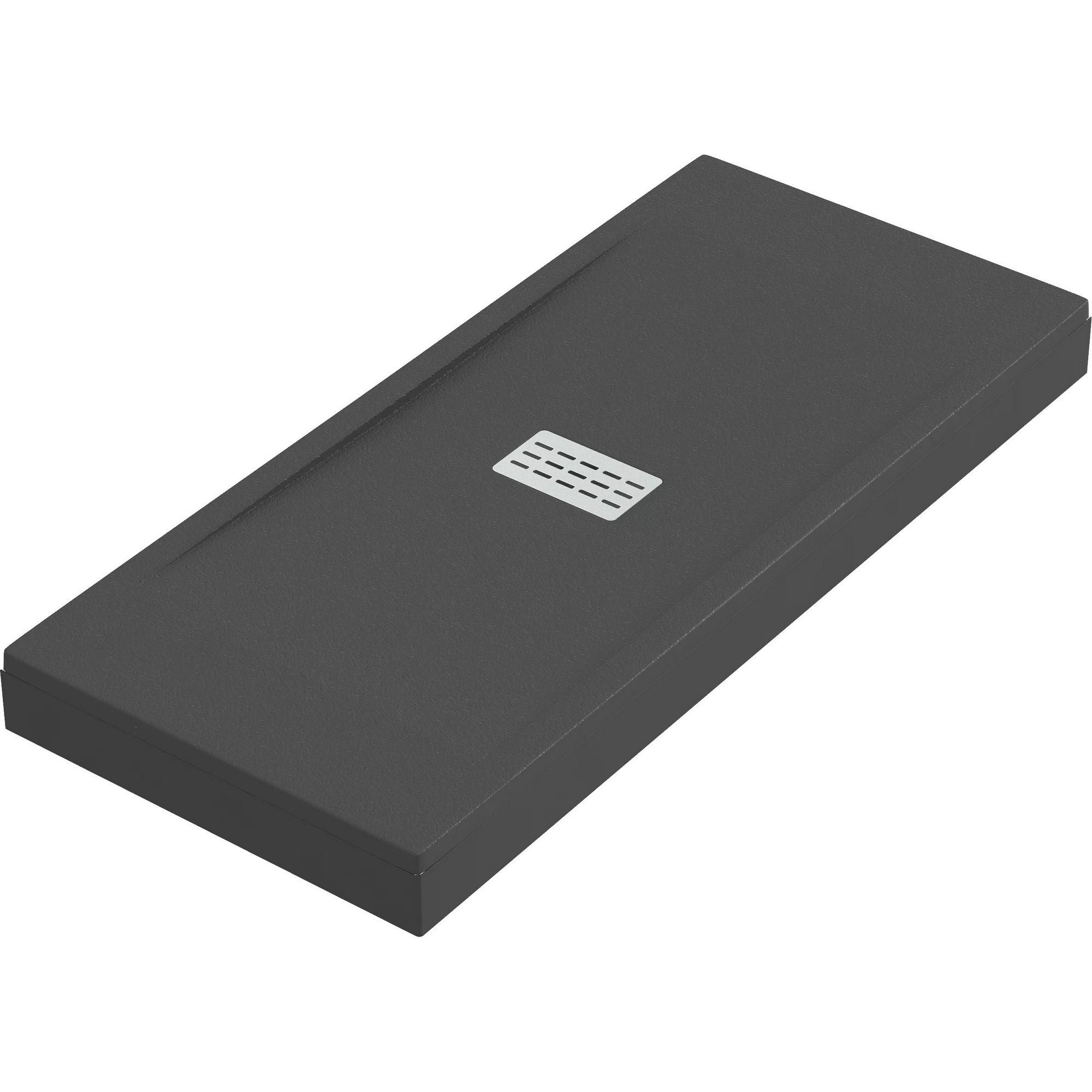 Мраморный душевой поддон Good Door Flow черный