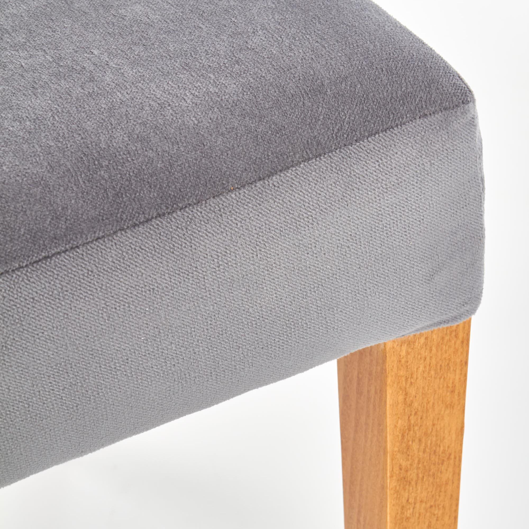 Стул кухонный Halmar Rois дуб медовый/серый, V-PL-N-ROIS-KR-D.MIODOWY/POPIEL