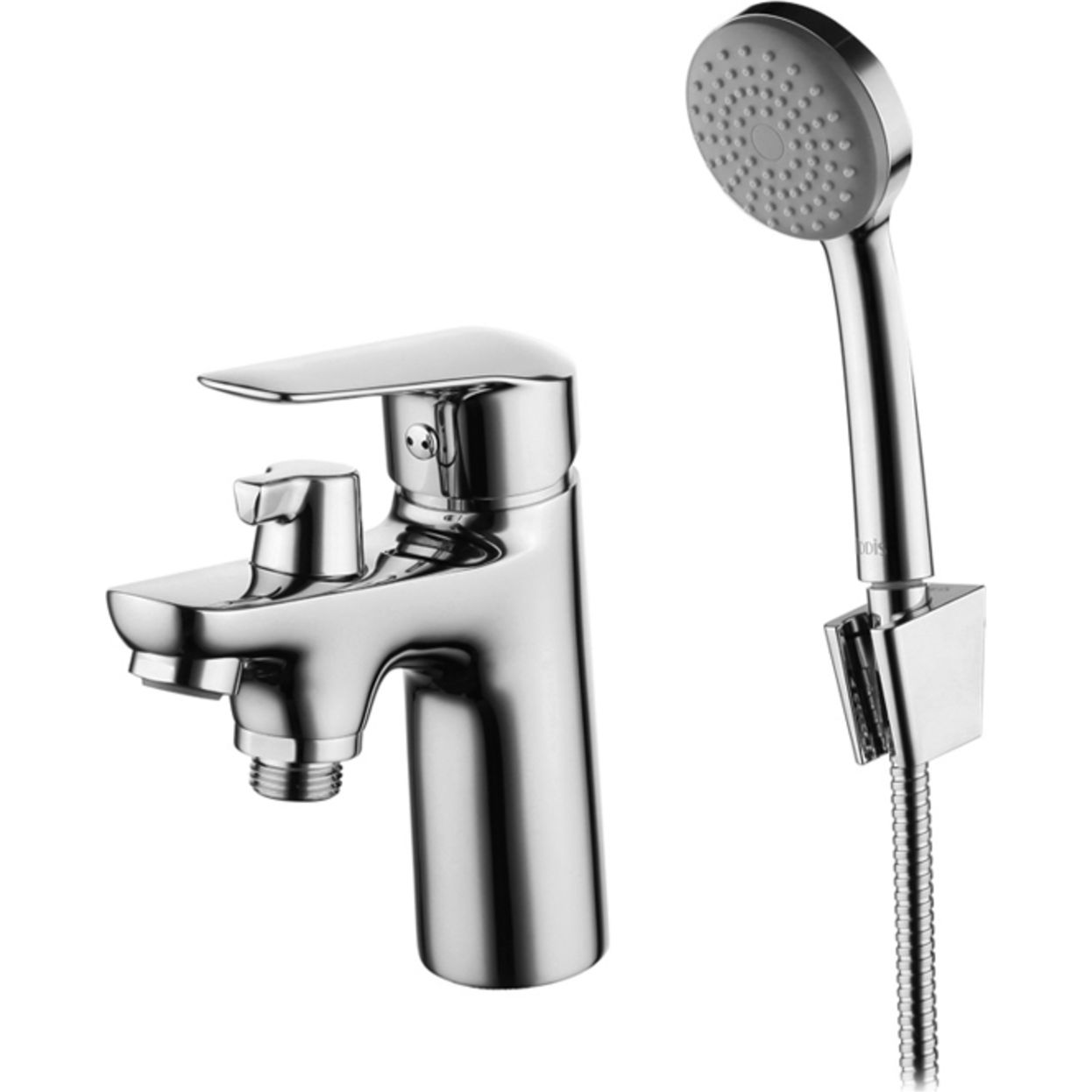 Смеситель на борт ванны на 1 отверстие с керамическим дивертором, Iddis Torr, TORSB10i07