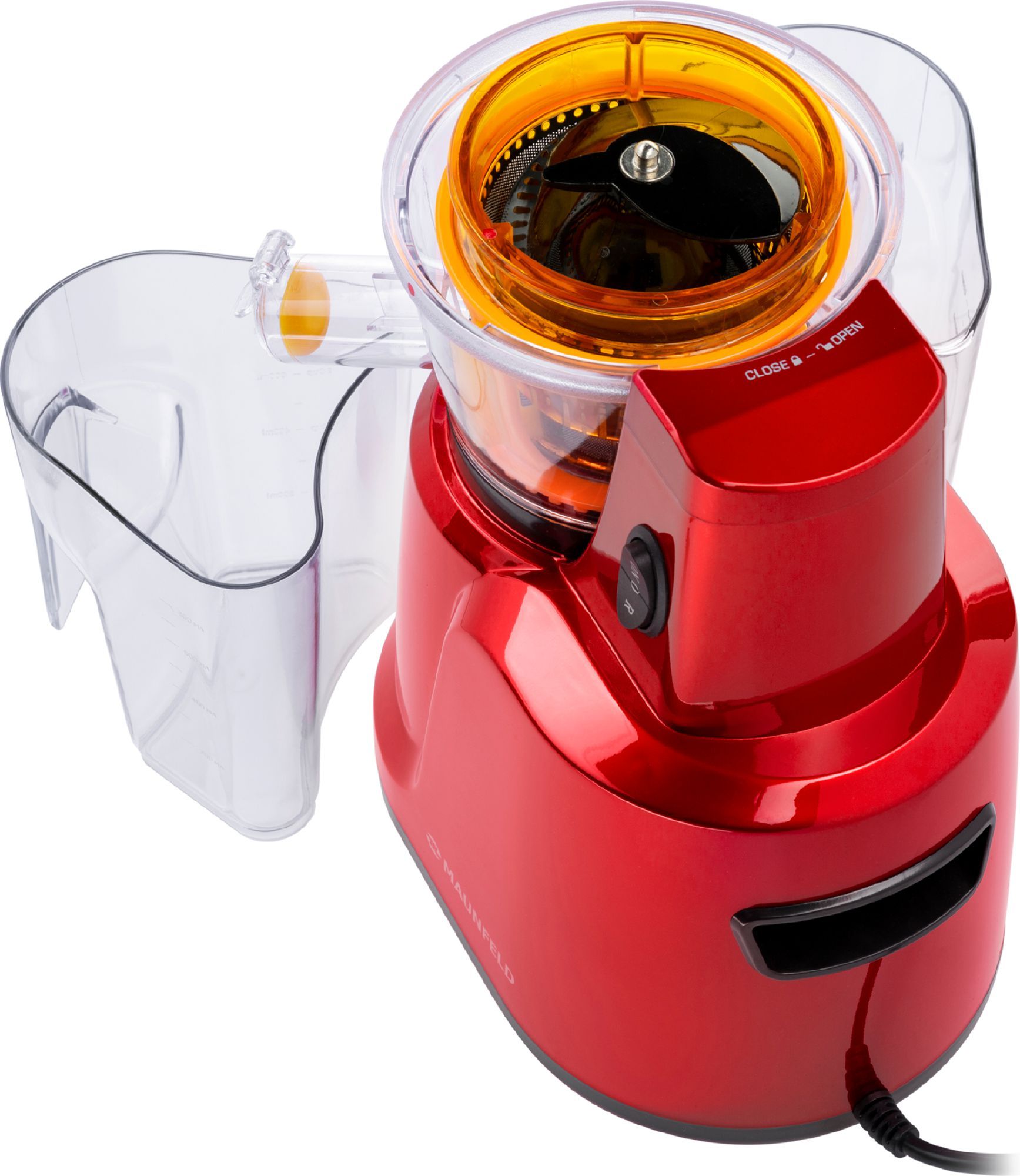 Соковыжималка шнековая Maunfeld вишневый MF-931CH