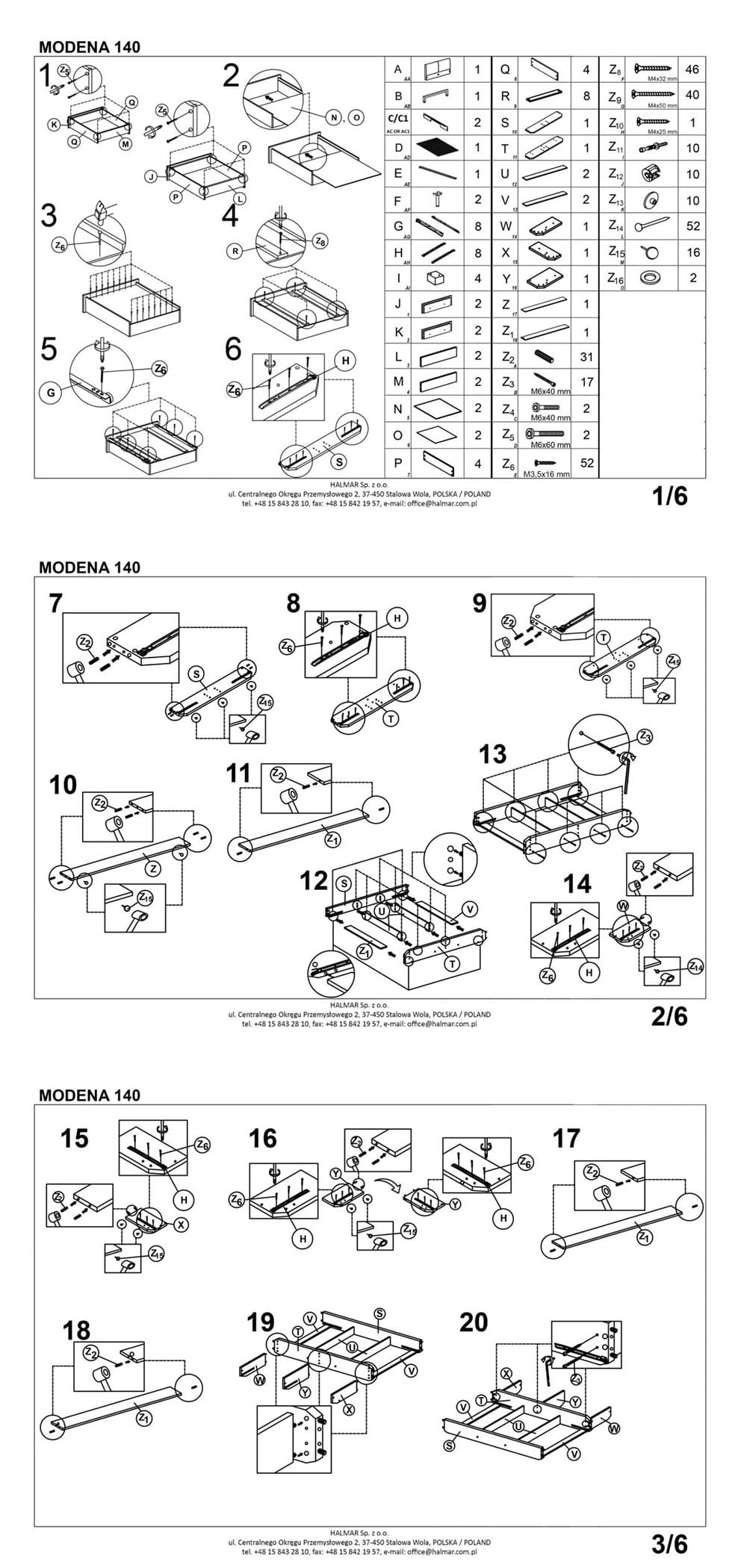 Кровать Halmar Modena серый 140/200, V-CH-MODENA_140-LOZ
