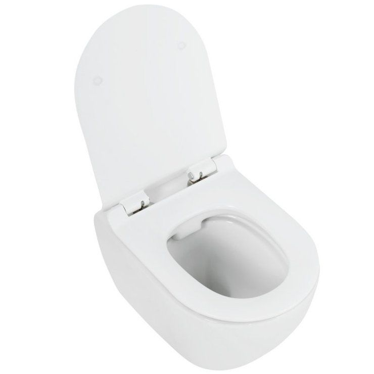 Унитаз подвесной безободковый Cezares Stylus, CZR-513-TH-R