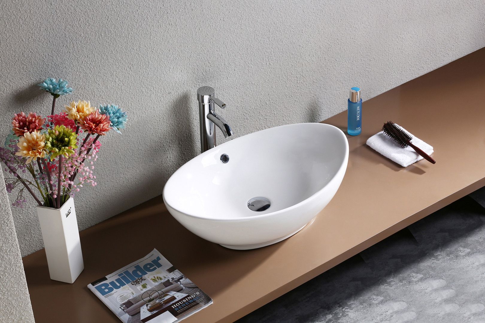 Раковина для ванной Ceramalux 60x37, 9019