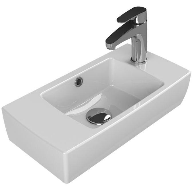 Умывальник подвесной/накладной CeraStyle City 50x25, TB002F22R00