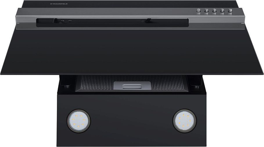 Кухонная вытяжка Maunfeld Bridge Line 50 черный/вставка сатин