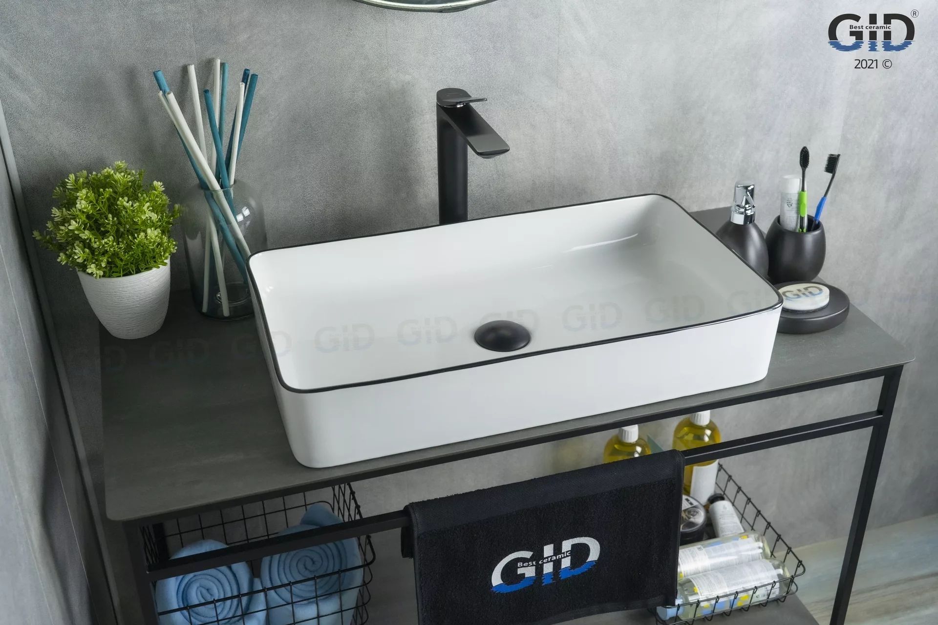 Умывальник Gid NC9399 60x34, 52225