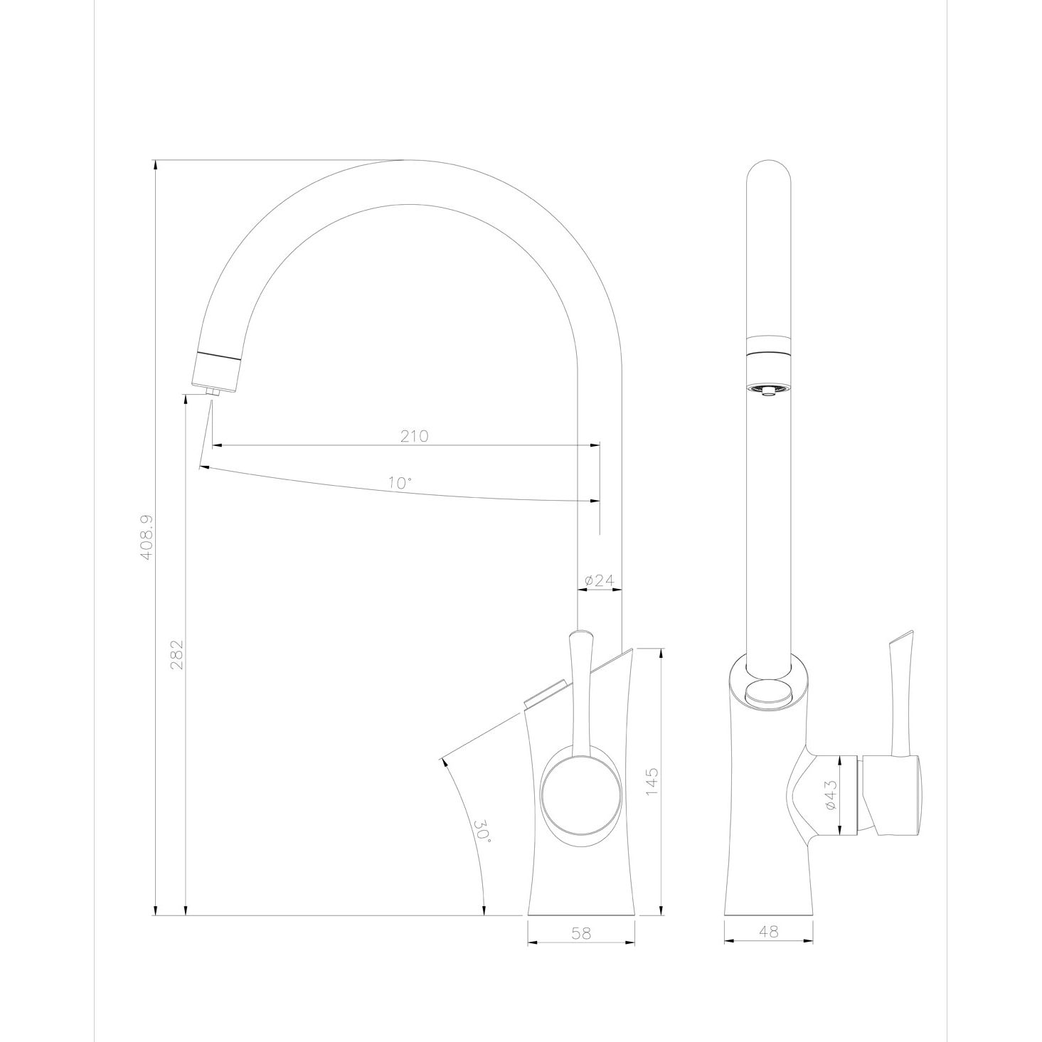 Смеситель для кухни с подключением к фильтру питьевой воды Lemark Comfort, LM3072C