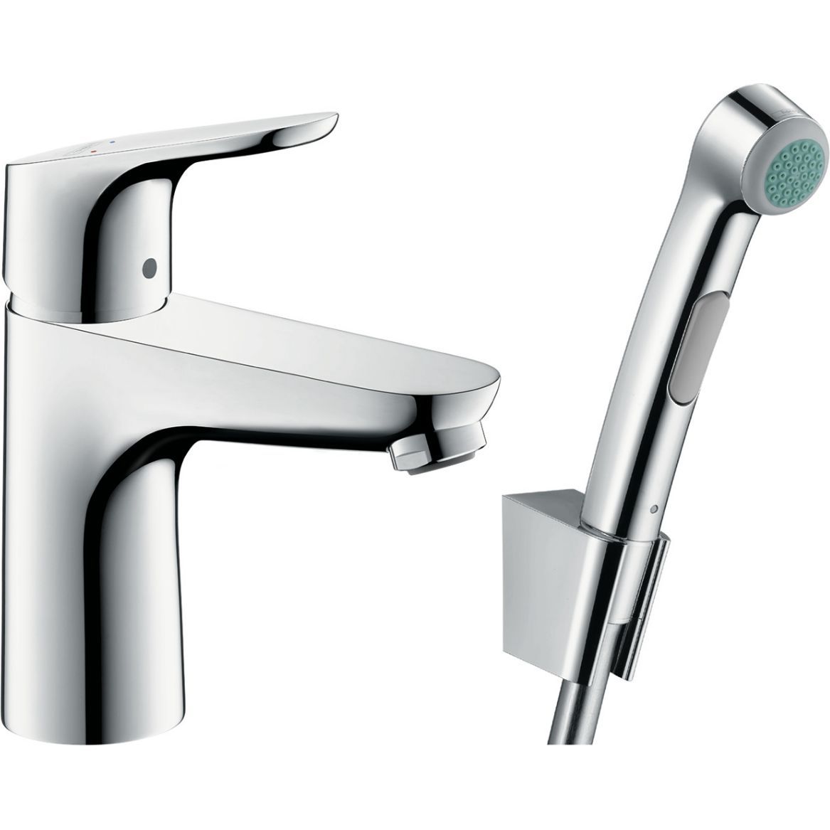 Смеситель для умывальника Hansgrohe Focus с гигиеническим душем, 31927000