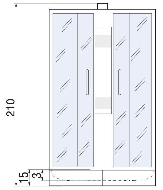 Душевая кабина River NARA LIGHT БК 80/15 90/15 MT