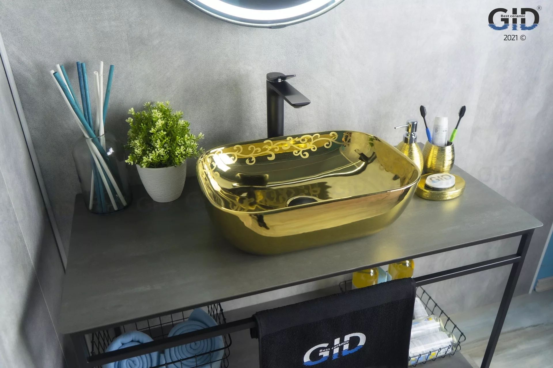 Умывальник Gid NC424 46x32.5, 52216