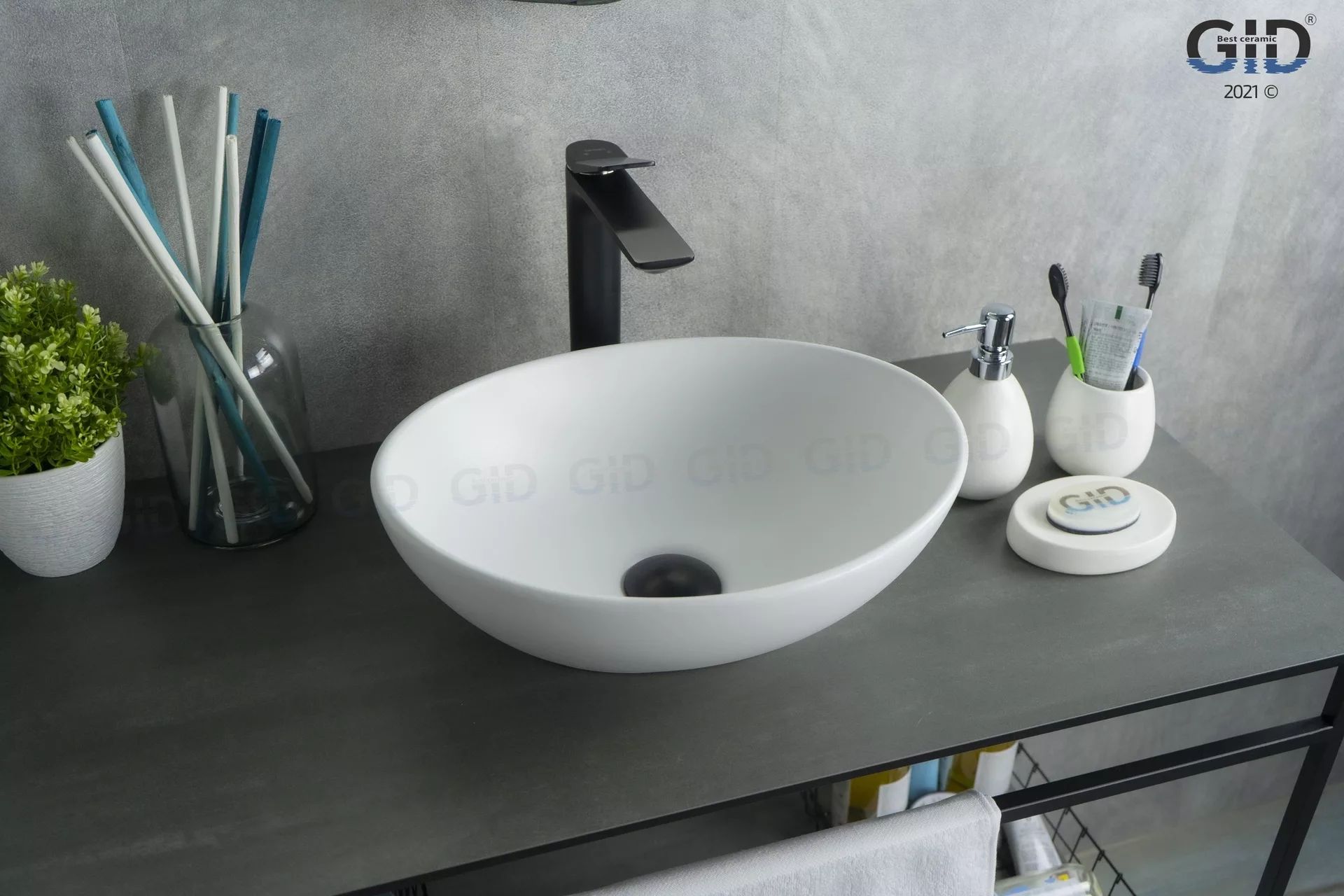 Умывальник Gid N900 41x34, 51164