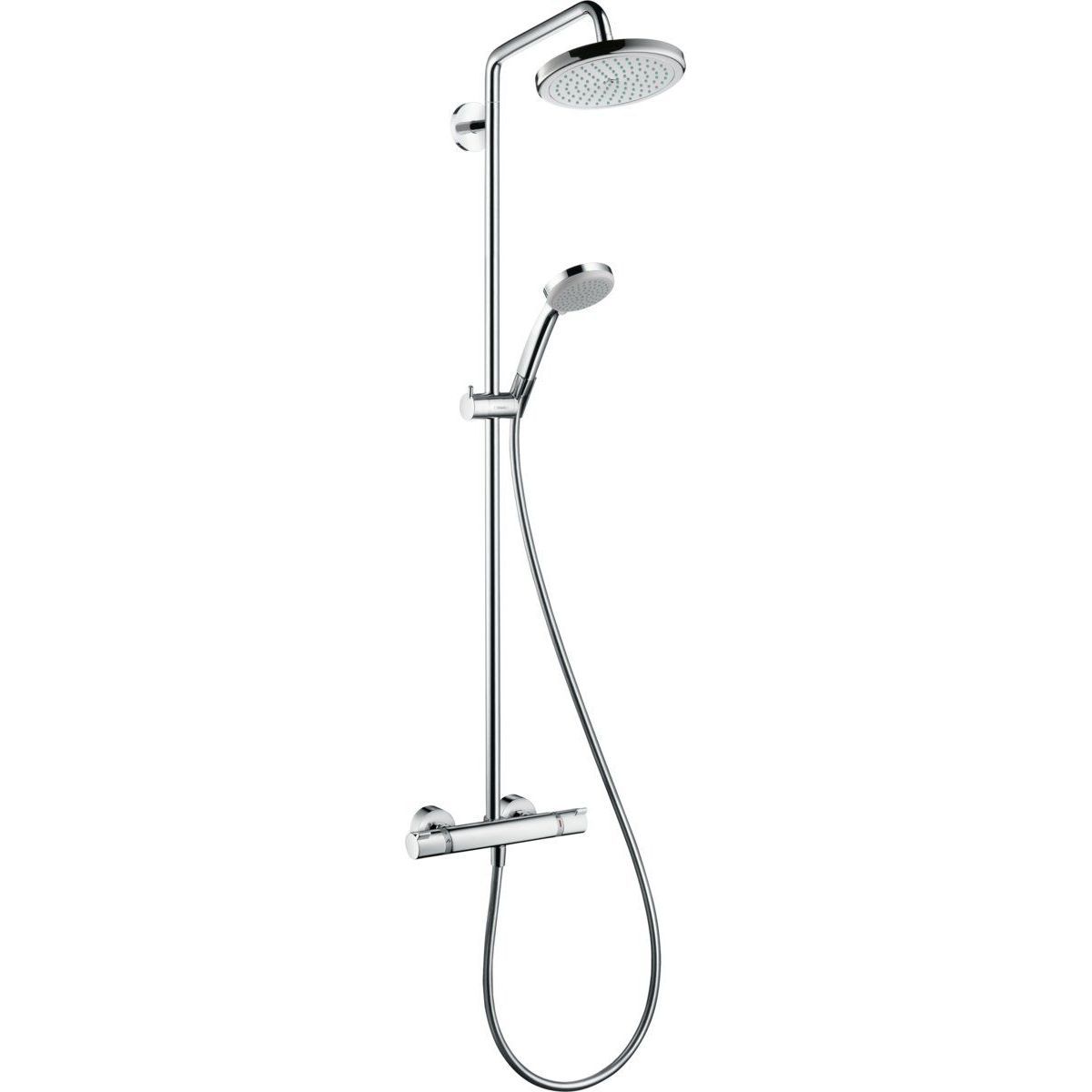 Душевая система Hansgrohe Croma 220 Showerpipe EcoSmart, 27188000