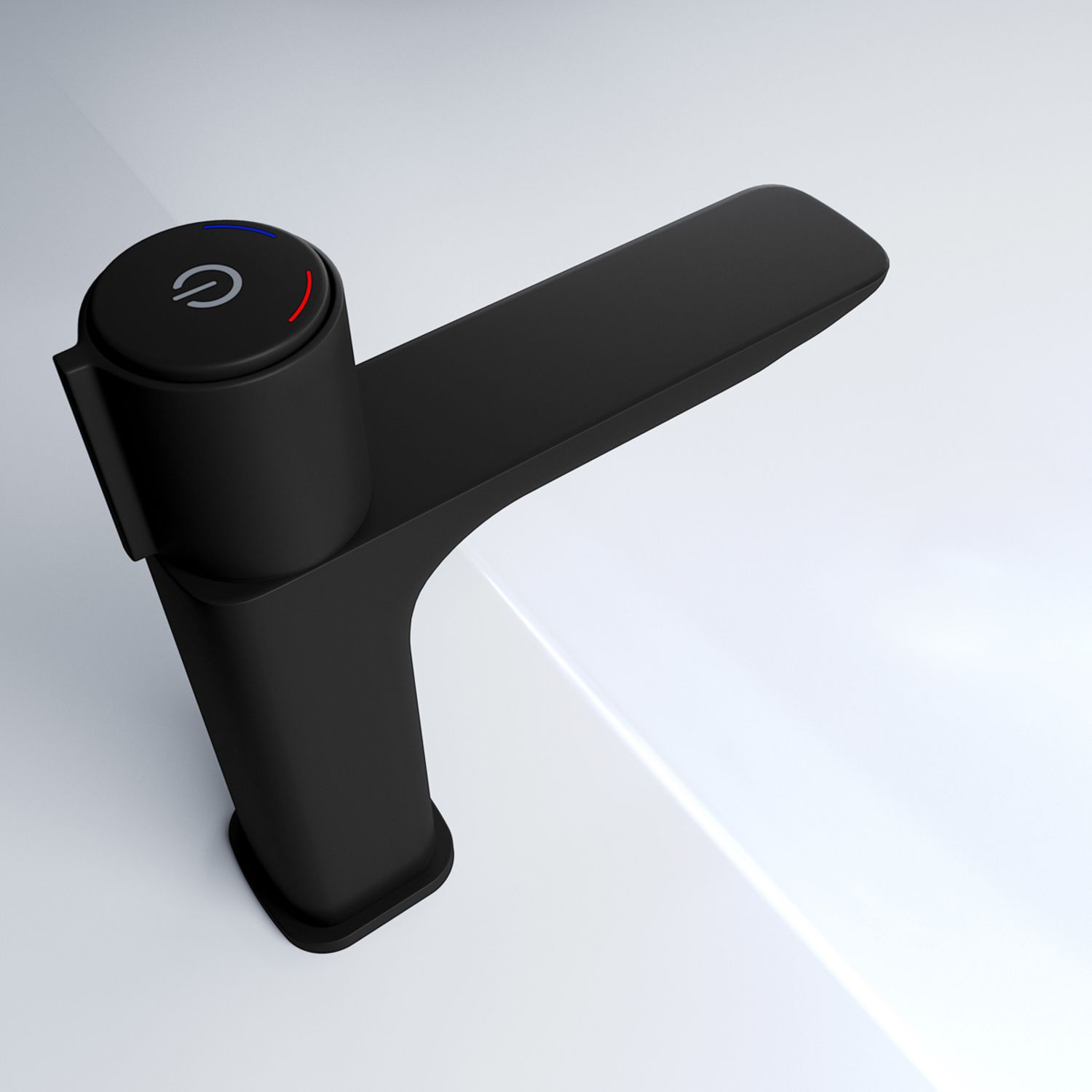 Смеситель для умывальника с управлением Push Control, Iddis Slide, SLIBLBTi01