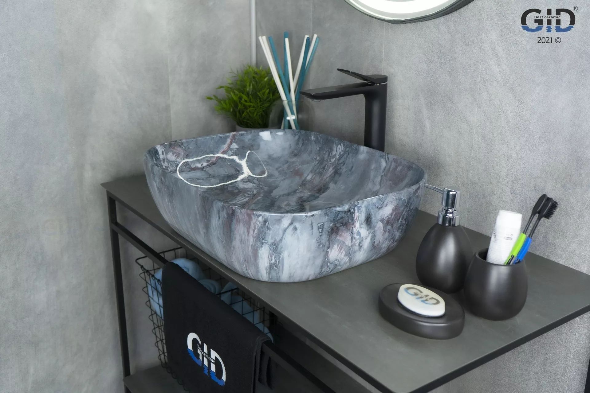 Умывальник Gid K397G124 50x40, 54401