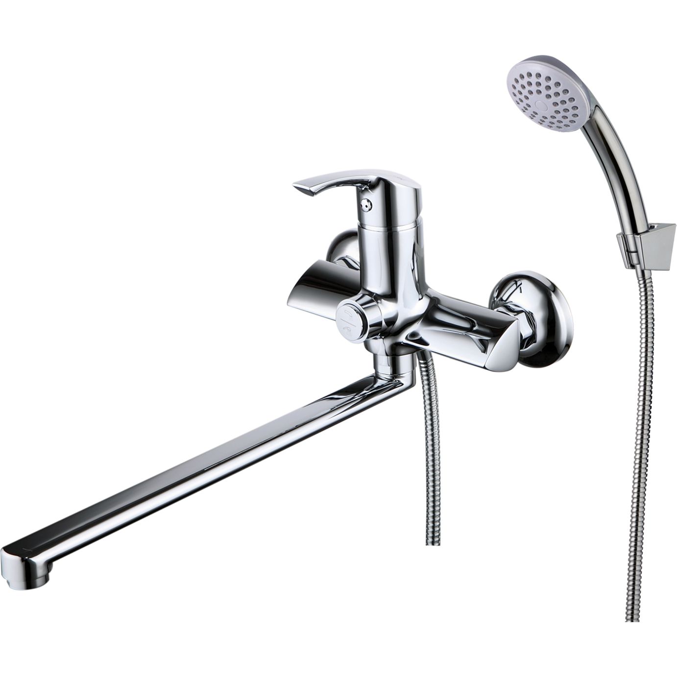 Смеситель универсальный с плоским изливом 300 мм Lemark Plus Strike, LM1157C