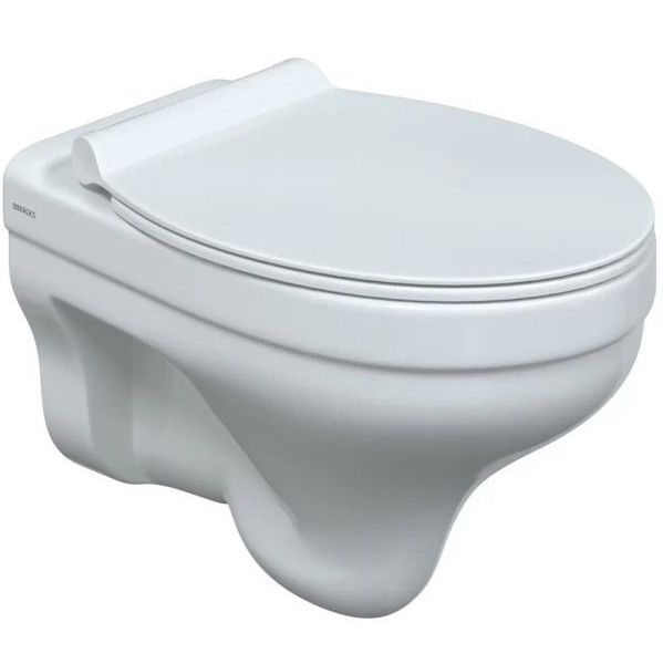 Комплект Berges Novum, кнопка L1 белая, унитаз Albit S, сиденье Top Slim, 042436