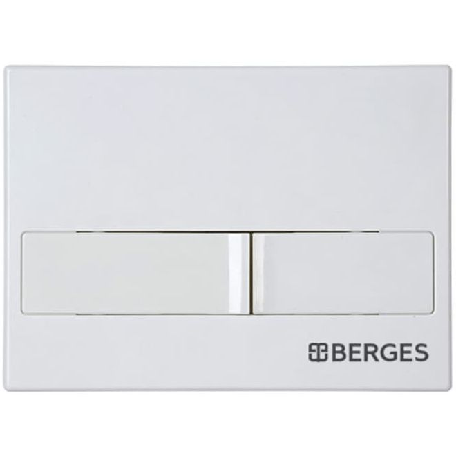 Комплект Berges Novum, кнопка L1 белая, унитаз Gamma, сиденье Gamma, 042425