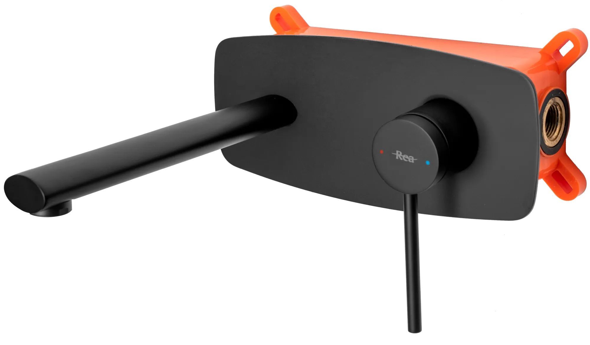 Смеситель для умывальника Rea Oval Black, REA-B8860