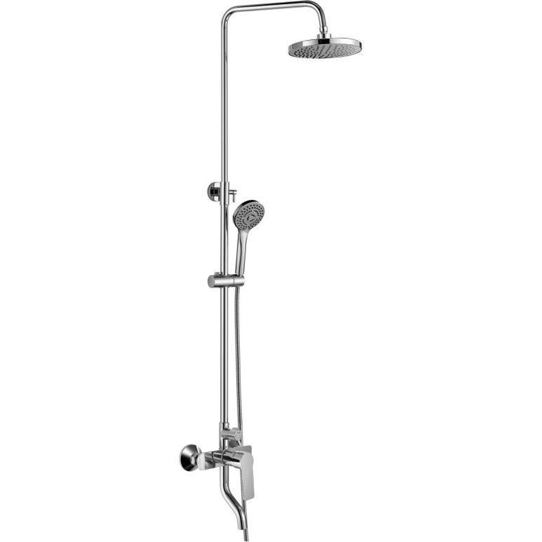 Душевая система с верхним душем, смесителем и ручной лейкой Haiba HB2414