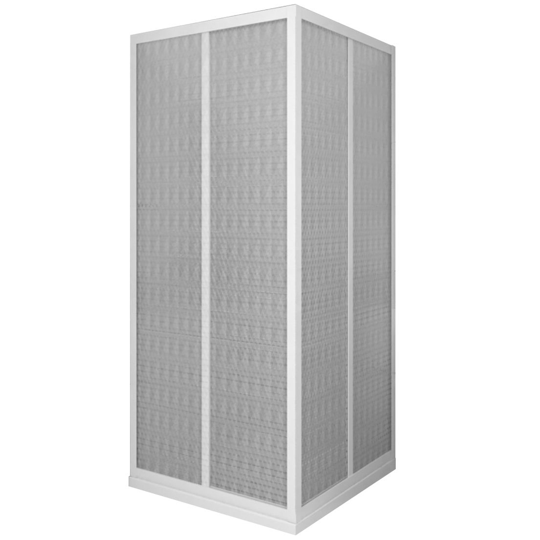 Квадратный душевой уголок Метакам 89x89